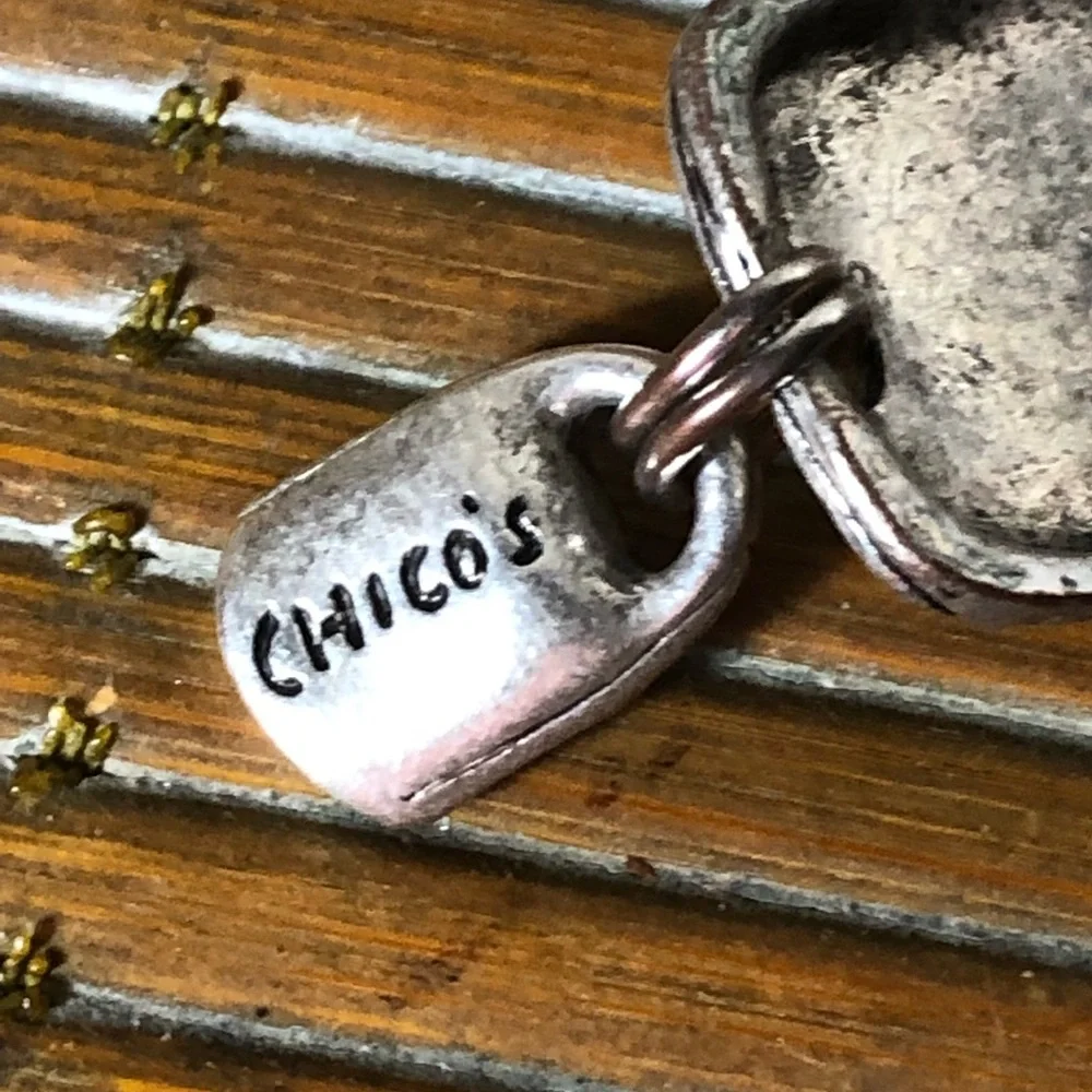 ☀️WEEKEND SALE☀️ Chico’s☀️Chunky etched metal bracelet - Picture 7 of 9